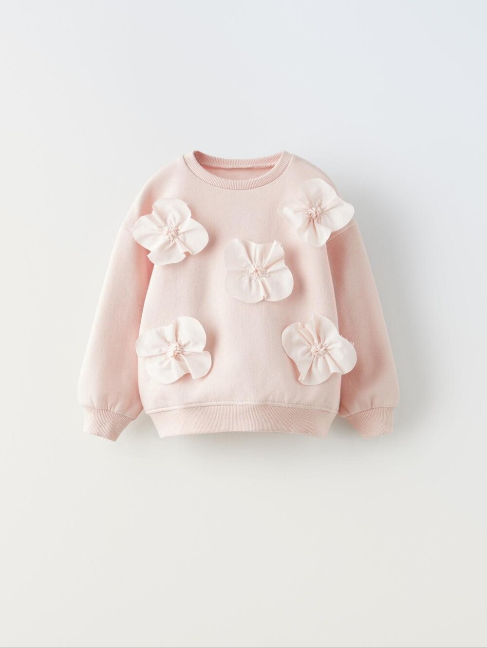 Zara Floral Appliqué Sweatshirt (size 5-6 years)